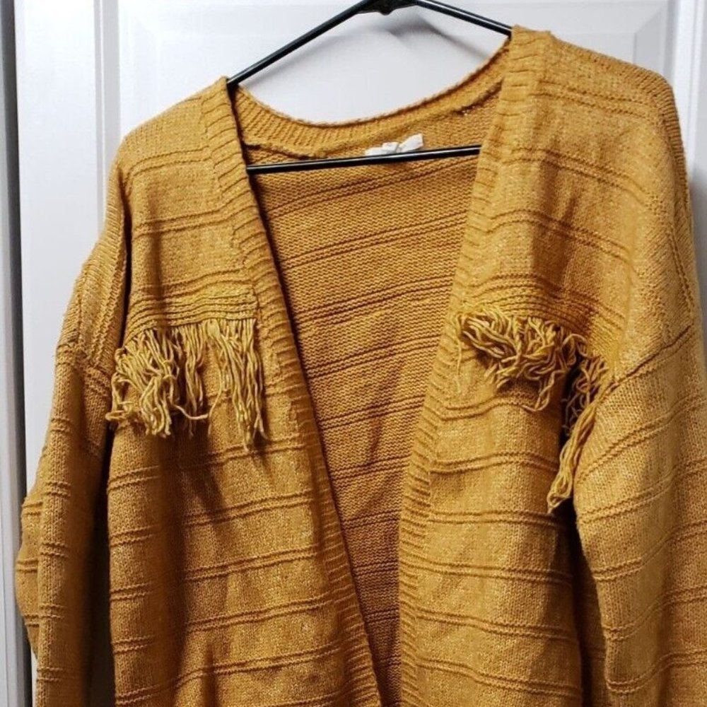 Maurices Open Front Cardigan Sweater Women's  Size: XL  Fringe